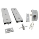 Ver imagem 1 de Kit porta pivotante tipo jumbo para vidro temperado blindex - Branco (alumínio)
