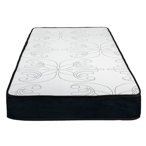 Colchão Solteiro 100% Espuma D28 88×188×17 Cm Tecido Bordado Alta Qualidade