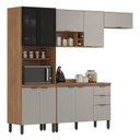 Ver imagem 1 de Cozinha Modulada Firenze Fi0006 Amêndola Touch Nude Prime Tx - Demóbile