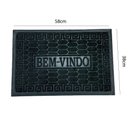Ver imagem 4 de Tapete Entrada Macio Antiderrapante Bem Vindo Decorativo Casa Escritorio Pvc Luxo Preto