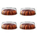 Ver imagem 1 de Kit 4 Boleira para Bolo Gourmet Tampa Acrílico Cristal Paris