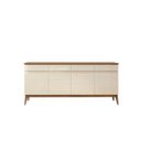 Ver imagem 1 de Buffet Aparador Faro Magnum 1,90 4 Portas Off White Nogueira