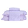 Jogo de Cama Queen 04 Peças 200 Fios Cor Lilás - 1