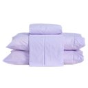 Ver imagem 1 de Jogo de Cama Queen 04 Peças 200 Fios Cor Lilás