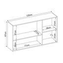 Ver imagem 3 de Armário de Cozinha Modulado Firenze 3 Portas 120cm Amendola-nude Prime Tx - Demóbile