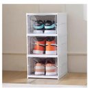 Ver imagem 2 de Armario Dobravel 3 Andares Sapateira Organizador de Brinquedos Automatico Caixa Empilhavel Multiuso