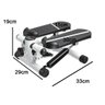 Mini Stepper Simulador Caminhada Fisioterapia Exercicio Perna Gluteo Braço Academia Atividade Fisica - 9
