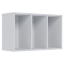 Ver mais imagens de Bancada de Estudos Suspensa Com Nichos 1 Gaveta Tech Branco Fosco/Tauari Nobre - Colibri