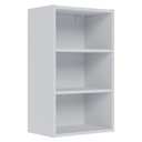 Ver imagem 7 de Bancada de Estudos Suspensa Com Nichos 1 Gaveta Tech Branco Fosco/Tauari Nobre - Colibri
