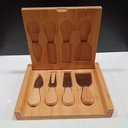 Ver imagem 4 de Jogo 4 Peças para Queijo Home&co com Maleta Bambu Bambu Natural