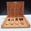 Ver imagem 2 de Jogo 4 Peças para Queijo Home&co com Maleta Bambu Bambu Natural