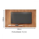 Ver imagem 3 de Painel para Tv até 70 Polegadas com Ripado Aegon Freijo/off White - Caemmun