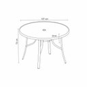 Ver imagem 3 de Mesa de Jardim com tampo de vidro Macaé