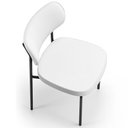 Ver imagem 3 de Kit 02 Cadeiras Decorativas para Sala de Jantar Melina L02 Facto Branco - Lyam Decor