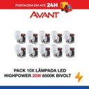 Ver imagem 1 de Kit 10 Lâmpadas Led 20w 6500k Bivolt - Avant