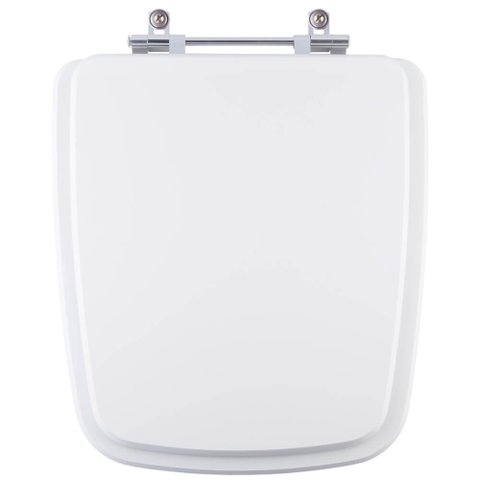 Tampa de Vaso em Mdf Clean Branco para Bacia Deca