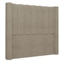 Ver imagem 1 de Cabeceira Casal King Cama Box 195cm Claire I02 Bouclê Capuccino - Mpozenato