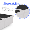 Ver imagem 7 de Cama Box com Baú Queen 158x198x42 Cm com Pistão a Gás Courino Linho