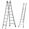 Escada de Alumínio Abrir e Extensiva 8 Degraus Profissional Reforçada - 1
