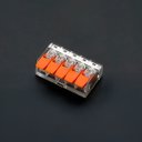 Ver imagem 2 de Kit 50 Conectores de Emenda Rápida 5 Vias Transparente 32A 450V