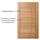 Ver imagem 4 de Folha de Porta Maciça em Eucalipto Acabamento Natural 210x70cm PM93 Seleta Cruzeiro Portas