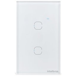Interruptor Smart Wi-Fi Touch 2 Teclas EWS 1002 Branco Intelbras - 1