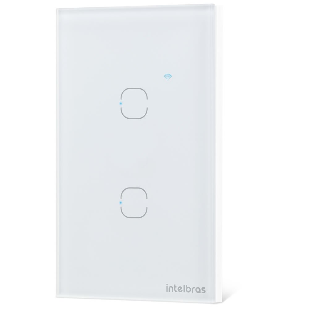 Interruptor Smart Wi-Fi Touch 2 Teclas EWS 1002 Branco Intelbras - 3