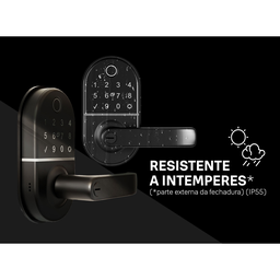 Fechadura Digital Compact Biometria e Senha + Hub Yale - 5