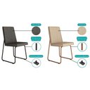 Ver imagem 2 de Cadeira de Cozinha Lira 1752 Kit 4 Uni Preto Grafite Preto