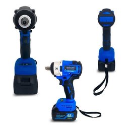 Parafusadeira de Impacto 48v Recarregavel 2 Baterias 2000mah - 3