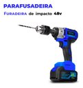Ver imagem 5 de Parafusadeira de Impacto 48v Recarregavel 2 Baterias 2000mah