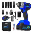 Ver imagem 2 de Parafusadeira de Impacto 48v Recarregavel 2 Baterias 2000mah