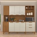 Ver imagem 1 de Armário de Cozinha Compacta Fidelitá Provença 219cm 9 Portas 2 Gavetas
