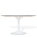 Ver imagem 2 de Mesa de Jantar Tulipa Saarinen Oval 244x137 Cm Tampo Imbuia Base Branca Linn Design Decor