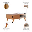 Ver imagem 4 de Mesa de Centro para Sala Ripada Leo Freijó-off White Matte C05 Mpozenato