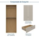 Ver imagem 3 de Módulo 70x180 2 Portas 3 Gavetas Frame CabeCasa MadeiraOriginals