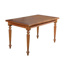 Conjunto Jantar Mesa Madeira Maciça Rústica Franscisca 140x80 com 4 Cadeiras Ripada Confort Castanho - 2