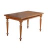 Conjunto Jantar Mesa Madeira Maciça Rústica Franscisca 140x80 com 4 Cadeiras Ripada Confort Castanho - 2