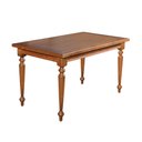 Ver imagem 2 de Conjunto Jantar Mesa Madeira Maciça Rústica Franscisca 140x80 com 4 Cadeiras Ripada Confort Castanho