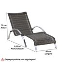 Ver imagem 3 de 4 Cadeiras e Mesa 2 Espreguiçadeiras e Mesa Pedra Ferro