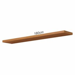 Prateleira Mdf Decorativa com Suporte Invisível 180cm Tb185 Dalla Costa-freijó - 2 Prateleira Mdf Decorativa com Suporte Invisível 180cm Tb185 Dalla Costa-freijó - 2