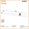 Prateleira Mdf Decorativa com Suporte Invisível 180cm Tb185 Dalla Costa-freijó - 3