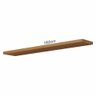 Prateleira Mdf Decorativa com Suporte Invisível 180cm Tb185 Dalla Costa-freijó - 1
