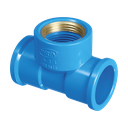 Ver imagem 1 de 20 Unidades Te Solda e Rosca com Bucha de Latão Bitola 25mm X 3/4'' Cor Azul Durín