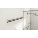 Ver mais imagens de Kit de Acessórios para Banheiro com 4 Peças em Aço Inox Polido Linha Larissa com Toalheiro Duplo Sta