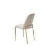 Cadeira Lucille Dourado em Linho - Cru - 2
