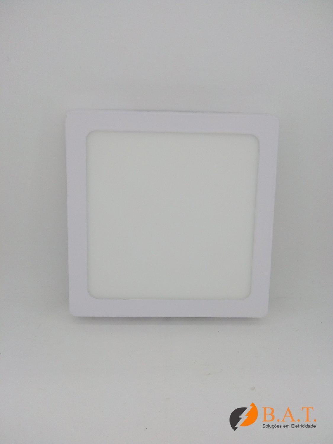 Plafon Led 12w Lux Quadrado Sobrepor 4000k - 4