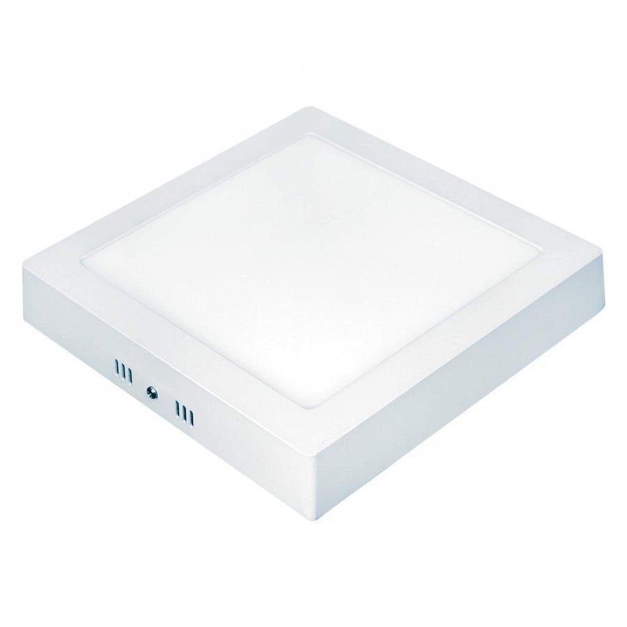 Plafon Led 12w Lux Quadrado Sobrepor 4000k