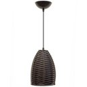 Ver imagem 1 de Kit 2 Pendente Junco Poptem Taça Tabaco Luminária Copo Lustre 22cm Sala
