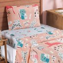 Ver imagem 2 de Jogo de Lençol Cama Solteiro 3 Peças Infantil Bouti Kids:gatinha